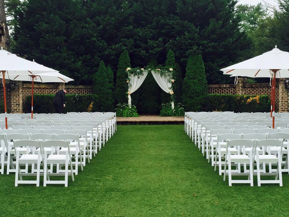 White Padded Chair rental in Michigan thumbnail 2